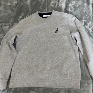 Nautica Mens Gray Sweatshirt